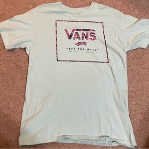 Vans light blue T-Shirt size medium